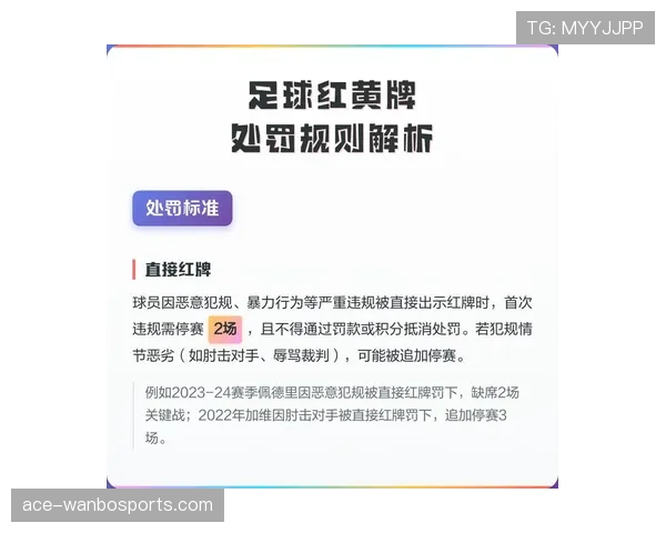 红牌停赛规则解析：判罚依据及累积停赛标准详解